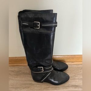 Michael Kors zip up black boots size 7 barely worn